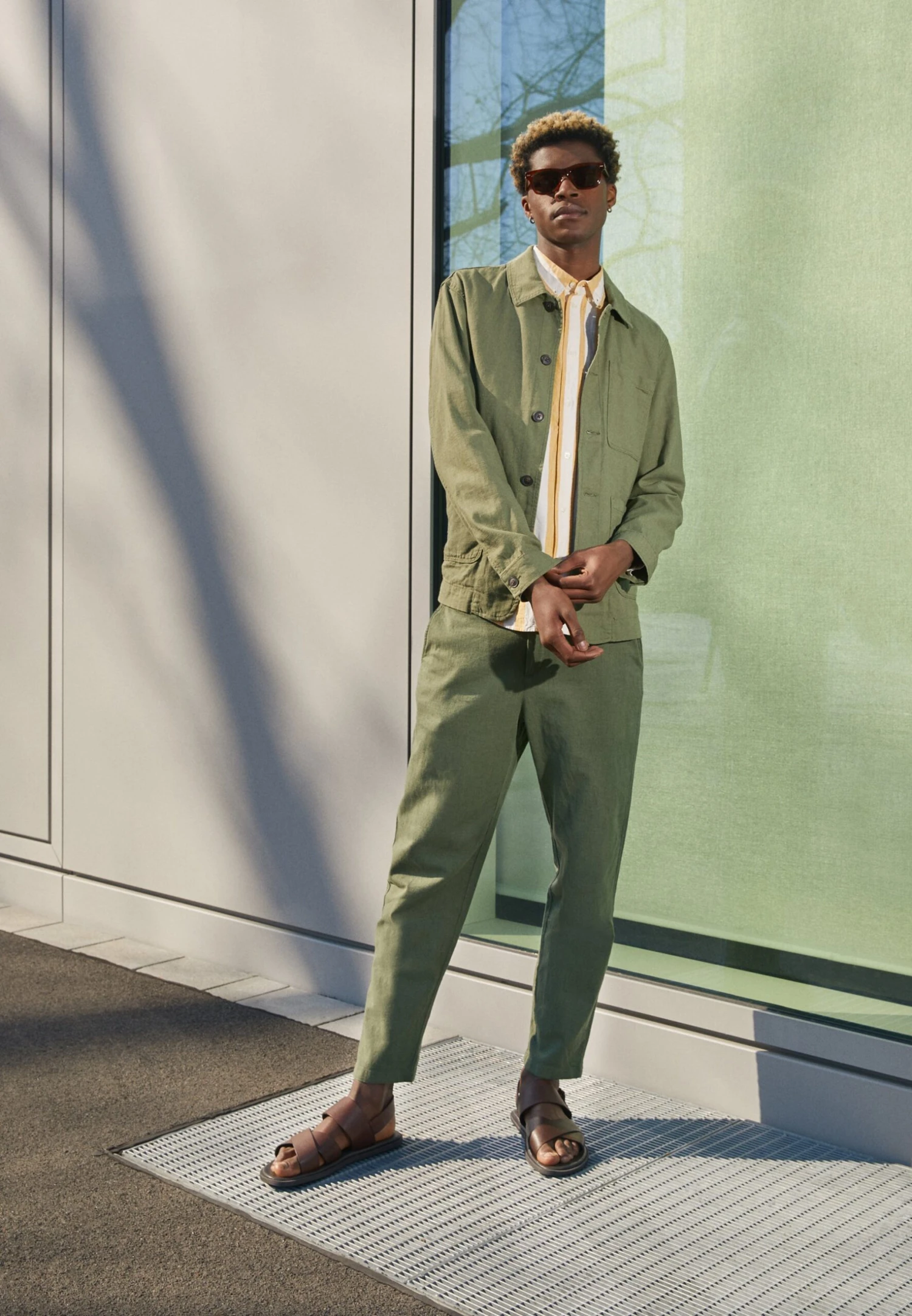 Pier One Unisex - Sandalen - Cognac 3 Pier One Unisex - Sandalen - Cognac - Afbeelding 3