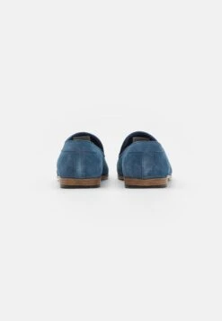 Pier One Leather - Instappers - Blue -Schoenen Promotie 1c8552282b724ecebc465871fd944b9b