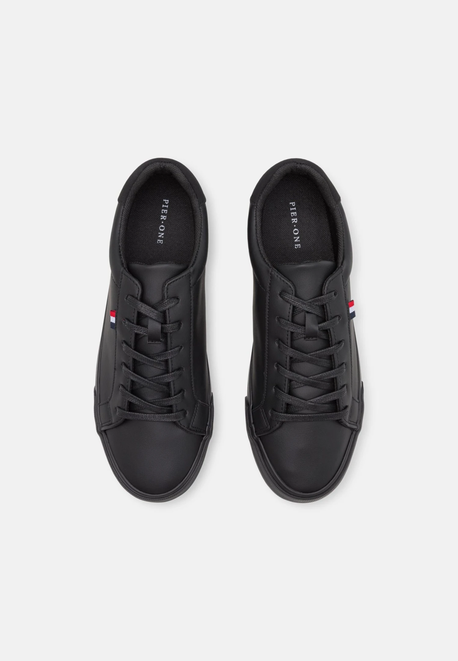 Pier One Unisex - Sneakers Laag - Black 4 Pier One Unisex - Sneakers Laag - Black - Afbeelding 4