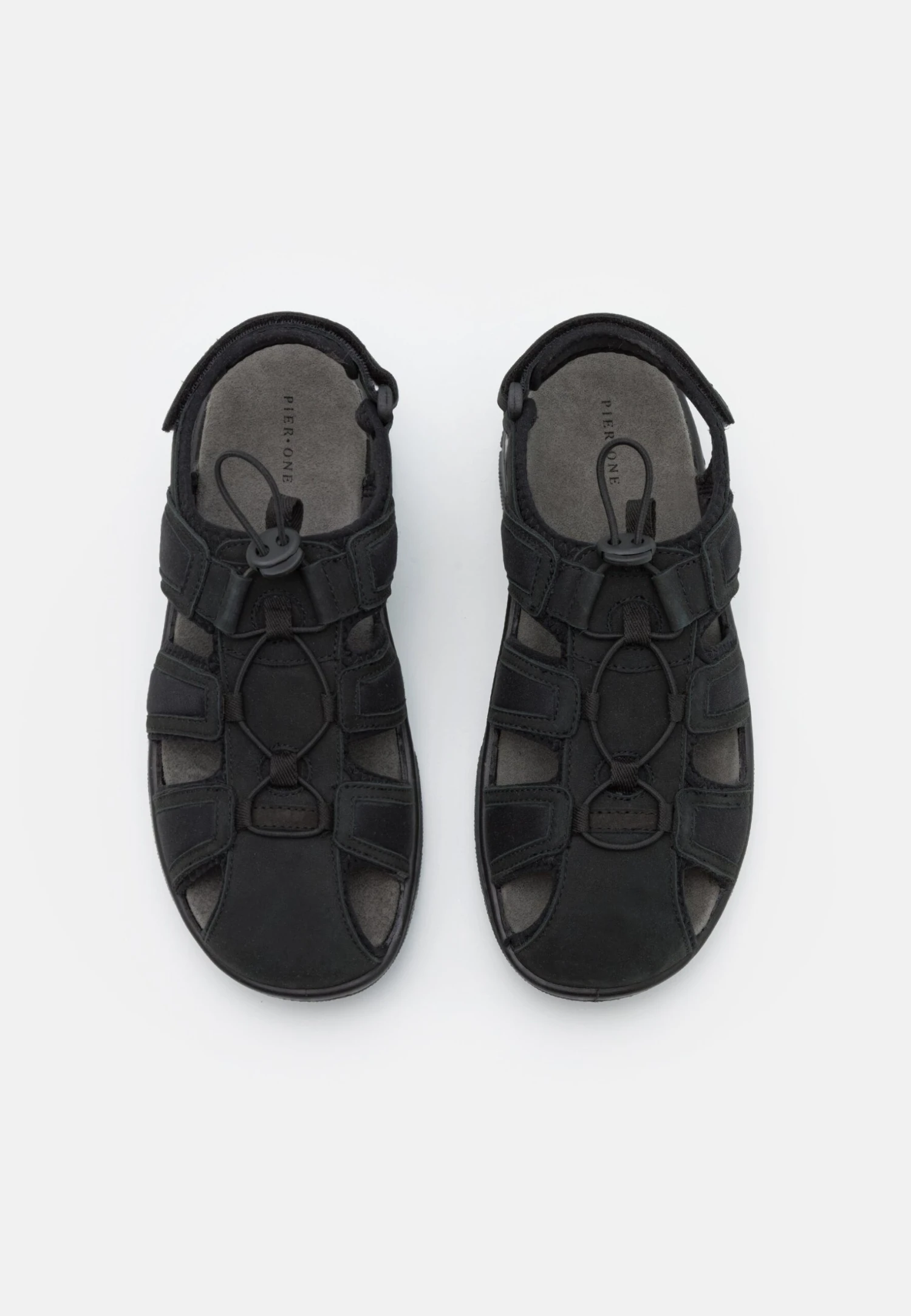 Pier One Leather - Outdoorsandalen - Black 4 Pier One Leather - Outdoorsandalen - Black - Afbeelding 4
