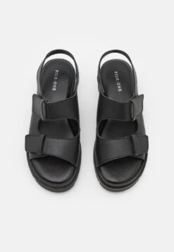 Pier One Leather- Sandalen - Black 11 Pier One Leather- Sandalen - Black -Schoenen Promotie 416cf047752b46fead206d52841da020