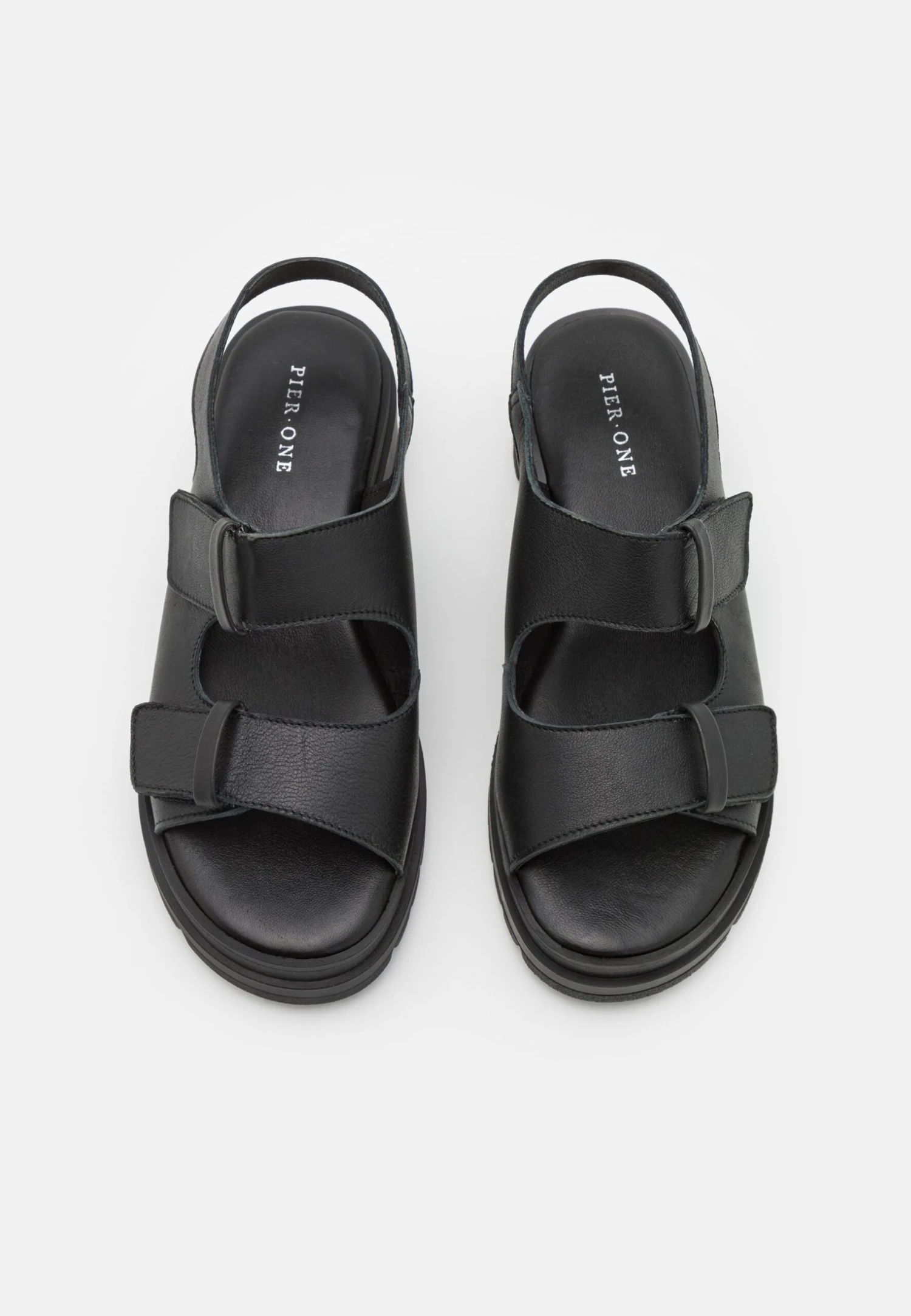 Pier One Leather- Sandalen - Black 6 Pier One Leather- Sandalen - Black - Afbeelding 6