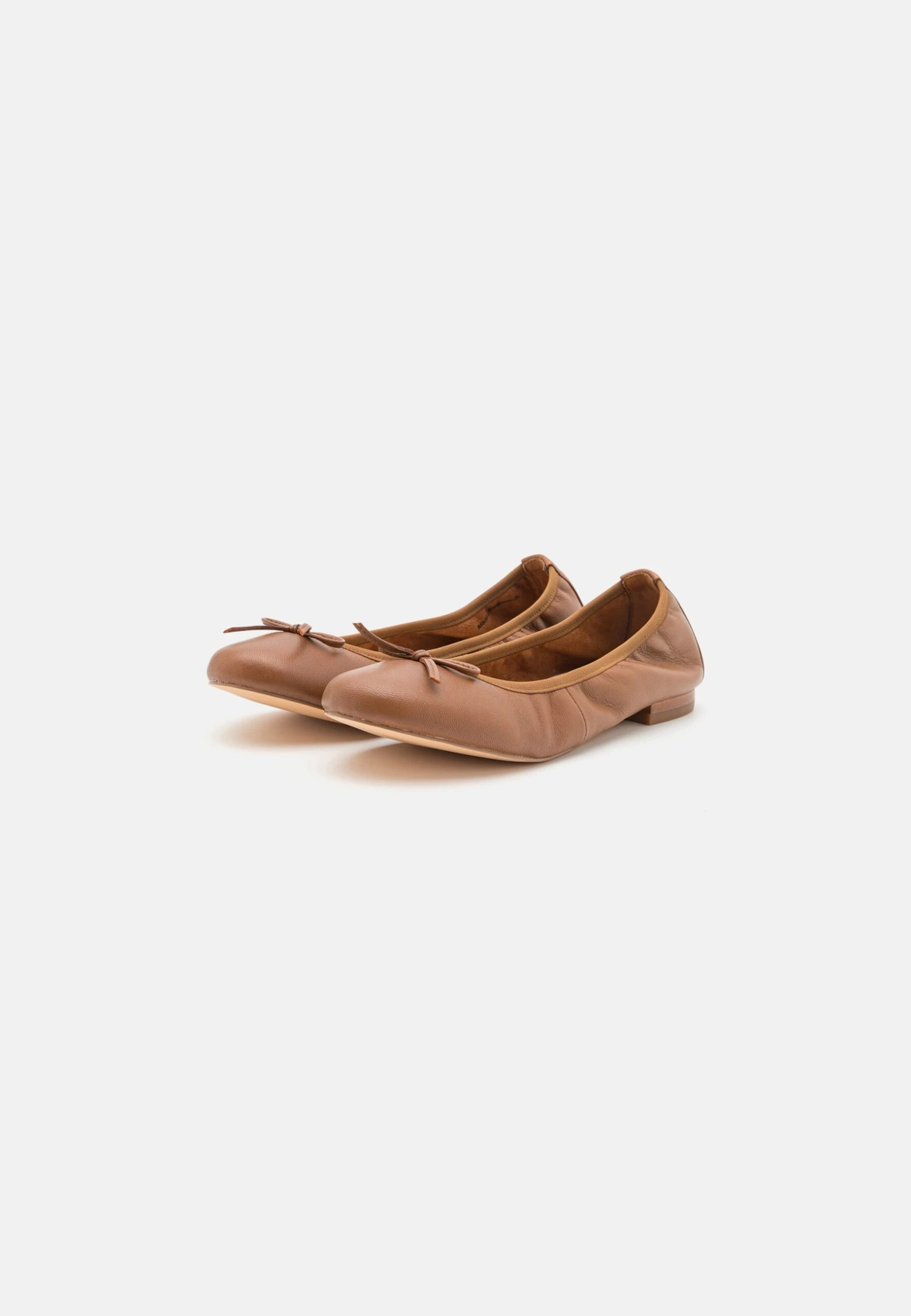 Pier One Leather - Ballerina'S - Cognac 3 Pier One Leather - Ballerina'S - Cognac - Afbeelding 3