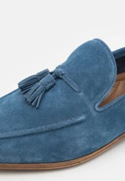 Pier One Leather - Instappers - Blue -Schoenen Promotie 5d32b8a61a9d442e8464301b64803aaf