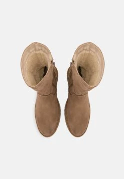 Pier One Leather Winter Boot - Laarzen - Taupe -Schoenen Promotie 6764689a7b054af99a293cad010b9f7b