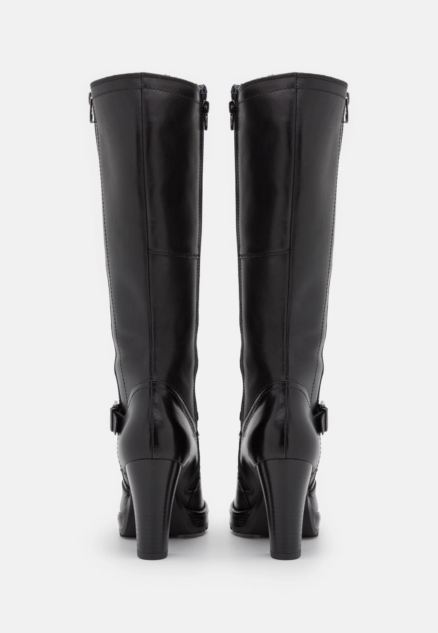 Pier One Leather- Laarzen Met Hoge Hak - Black 4 Pier One Leather- Laarzen Met Hoge Hak - Black - Afbeelding 4