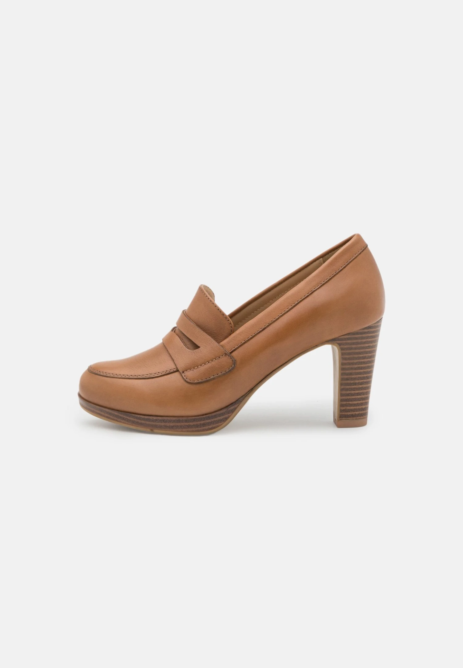 Pier One Leather- Klassieke Pumps - Cognac 2 Pier One Leather- Klassieke Pumps - Cognac - Afbeelding 2