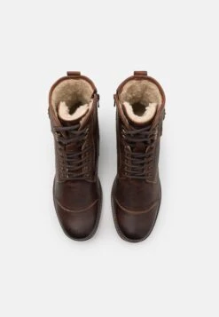 Pier One Leather - Veterboots - Brown 9 Pier One Leather - Veterboots - Brown -Schoenen Promotie 9cdda29c31d1480bad87b1b7287b863e