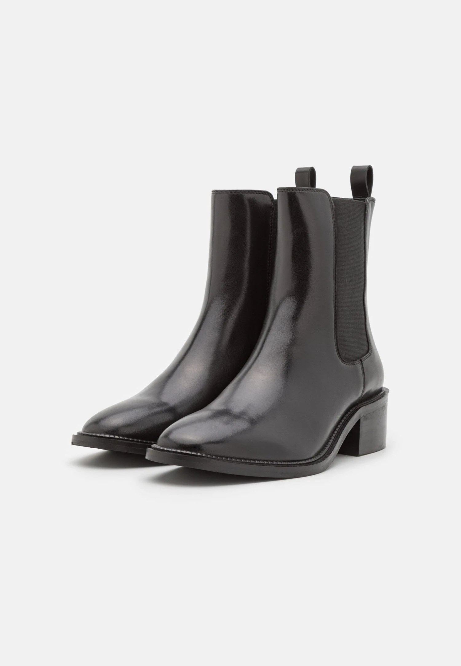 Pier One Leather- Korte Laarzen - Black 3 Pier One Leather- Korte Laarzen - Black - Afbeelding 3