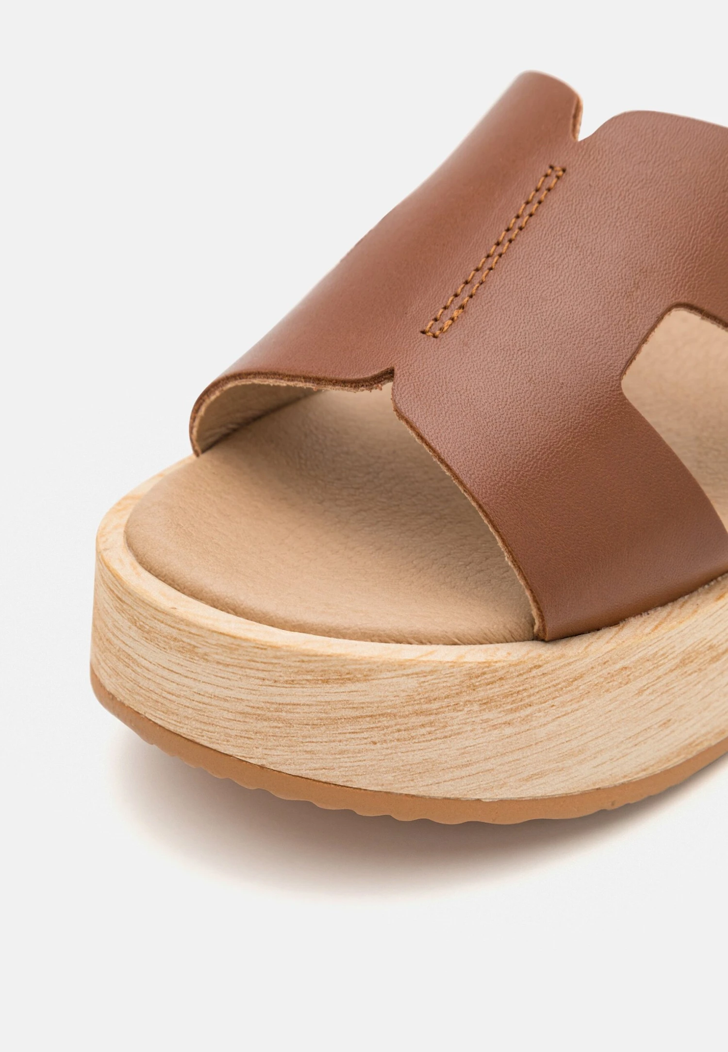 Pier One Leather - Clogs - Cognac 7 Pier One Leather - Clogs - Cognac - Afbeelding 7